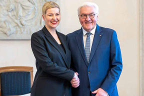 Фотофакт. Мария Колесникова встретилась с президентом Германии